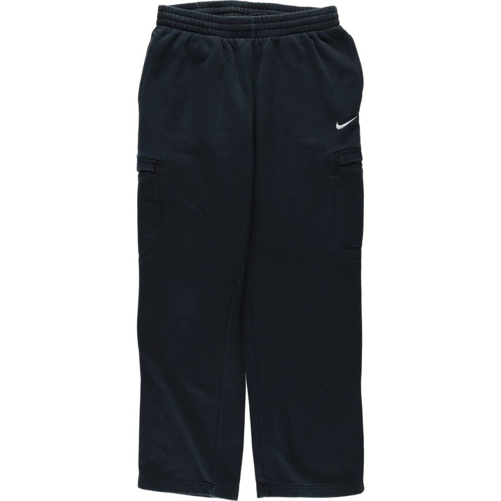 Nike Sweatpants, Men's M size cotton navy blue type Vintage Second Hand