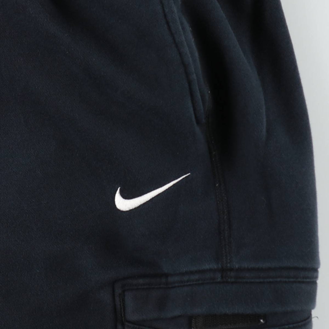 Nike Sweatpants, Men's M size cotton navy blue type Vintage Second Hand