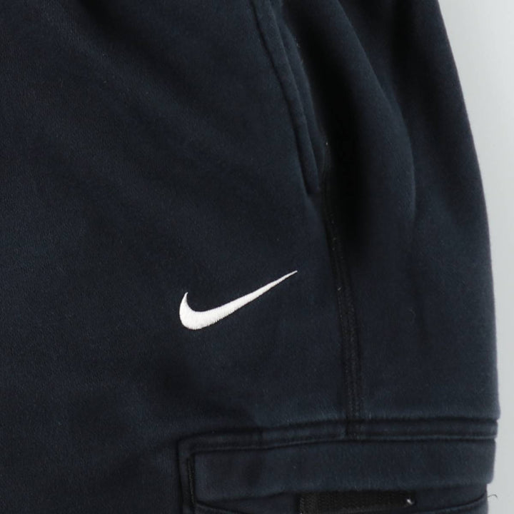 Nike Sweatpants, Men's M size cotton navy blue type Vintage Second Hand