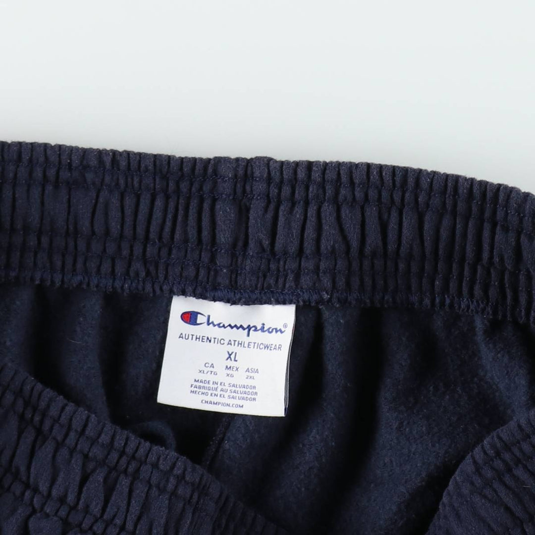 Champion Authentic Athleticswear Sweatpants, Men's XL cotton navy blue type Vintage Second Hand