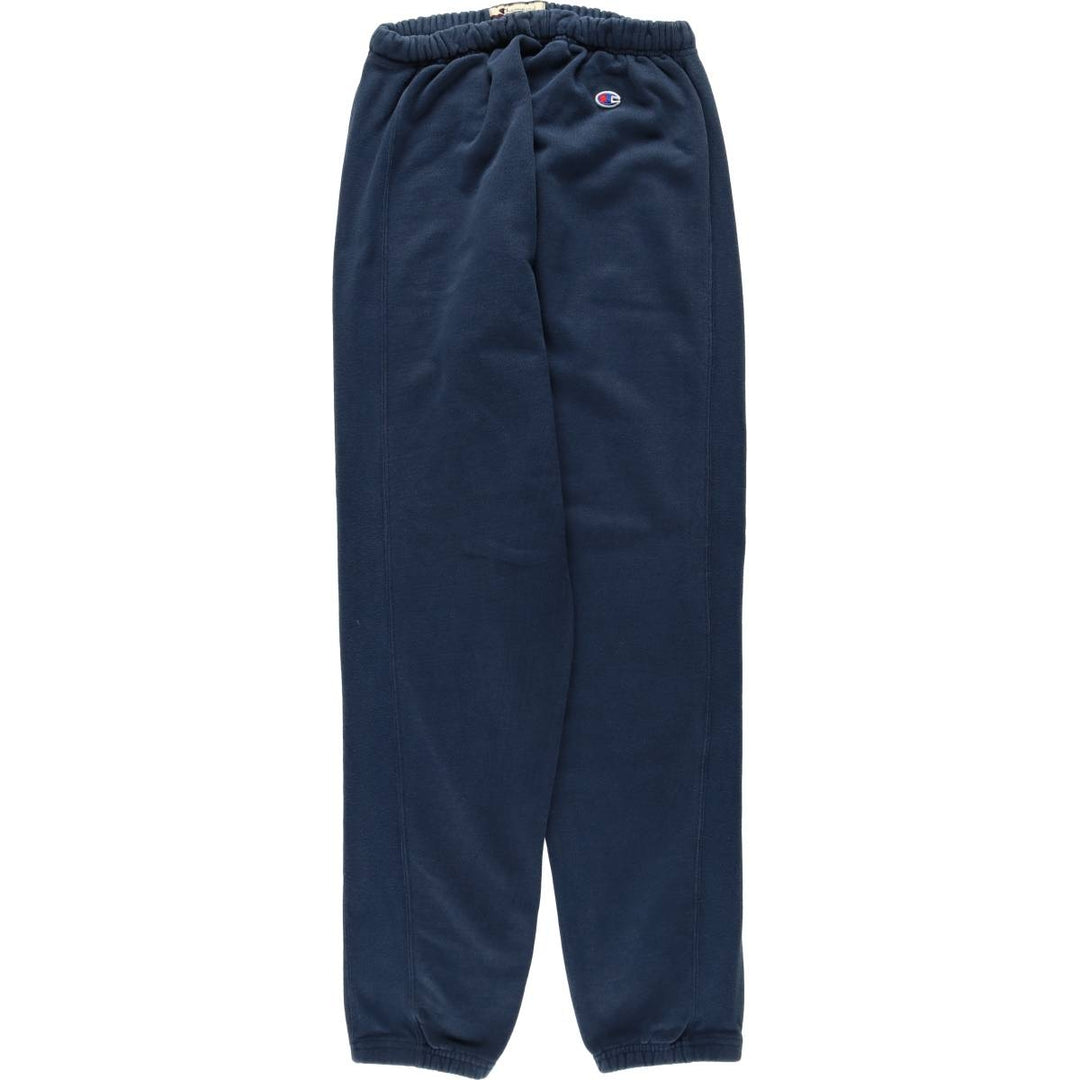 2000'S Champion PREMIUM REVERSE WEAVE sweatpants, men's size M (approx.) cotton navy blue type Vintage Second Hand
