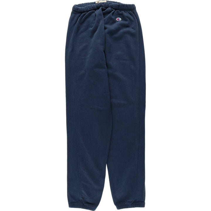 2000'S Champion PREMIUM REVERSE WEAVE sweatpants, men's size M (approx.) cotton navy blue type Vintage Second Hand