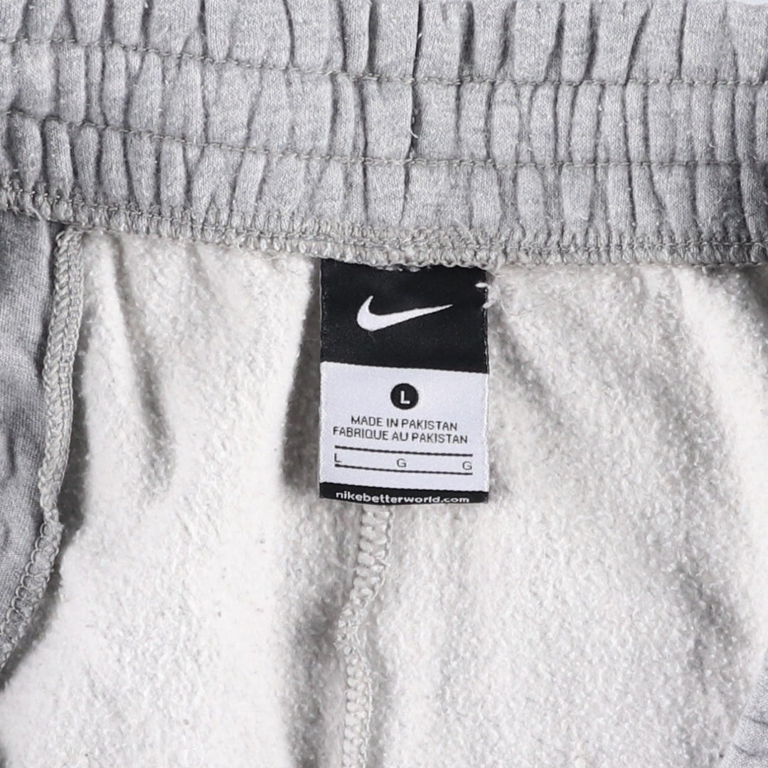 Nike Sweatpants, Men's Size L cotton gray type Vintage Second Hand