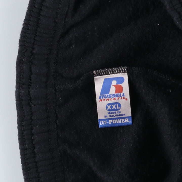 2000'S Russell Dri-POWER sweatpants, men's size XXL equivalent. polyester black type Vintage Second Hand