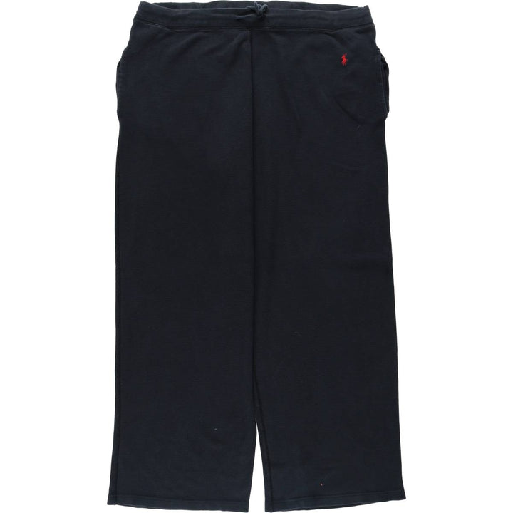Ralph Lauren POLO RALPH LAUREN SLEEPWEAR Thermal Sweatpants, Men's Size L (approx.) cotton black type Vintage Second Hand