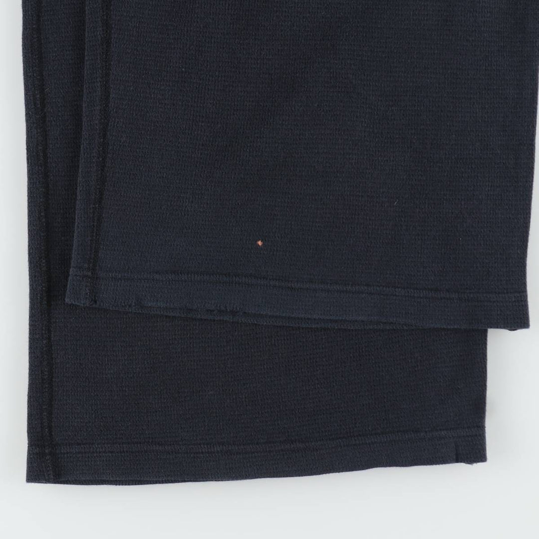 Ralph Lauren POLO RALPH LAUREN SLEEPWEAR Thermal Sweatpants, Men's Size L (approx.) cotton black type Vintage Second Hand