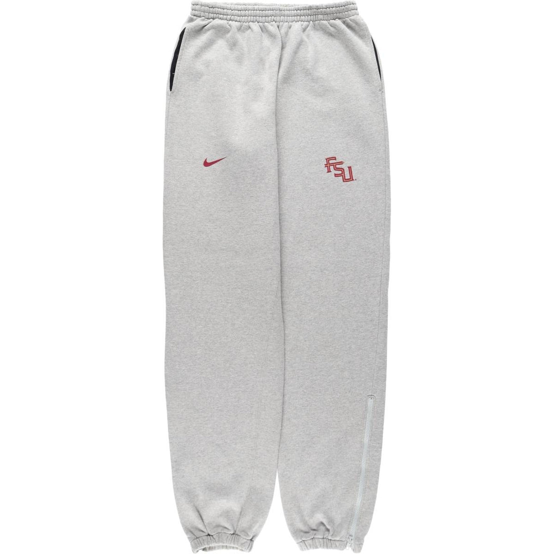 90'S Nike College Sweatpants, Made in USA, Men's XL equivalent, Vintage cotton gray type Vintage Second Hand