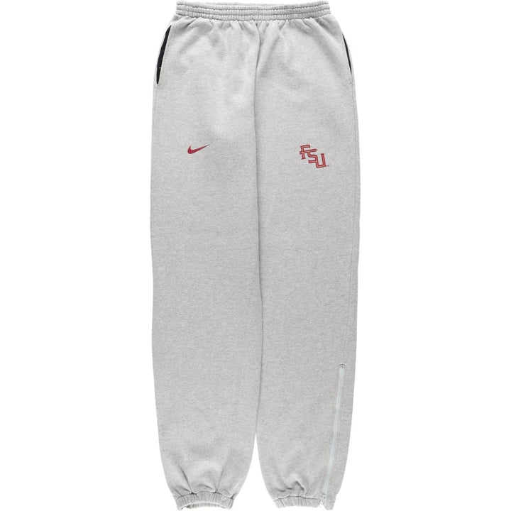 90'S Nike College Sweatpants, Made in USA, Men's XL equivalent, Vintage cotton gray type Vintage Second Hand