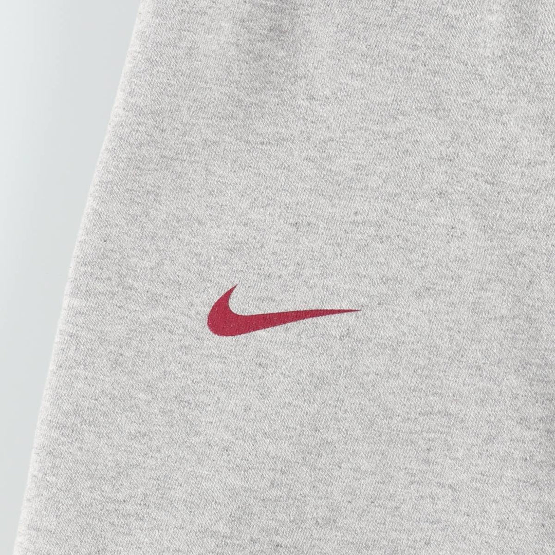 90'S Nike College Sweatpants, Made in USA, Men's XL equivalent, Vintage cotton gray type Vintage Second Hand