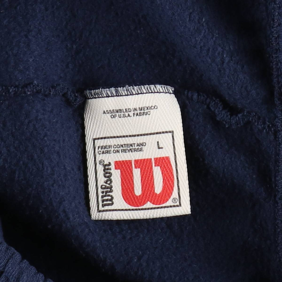 Wilson sweatpants, men's size L (approx.) cotton navy blue type Vintage Second Hand