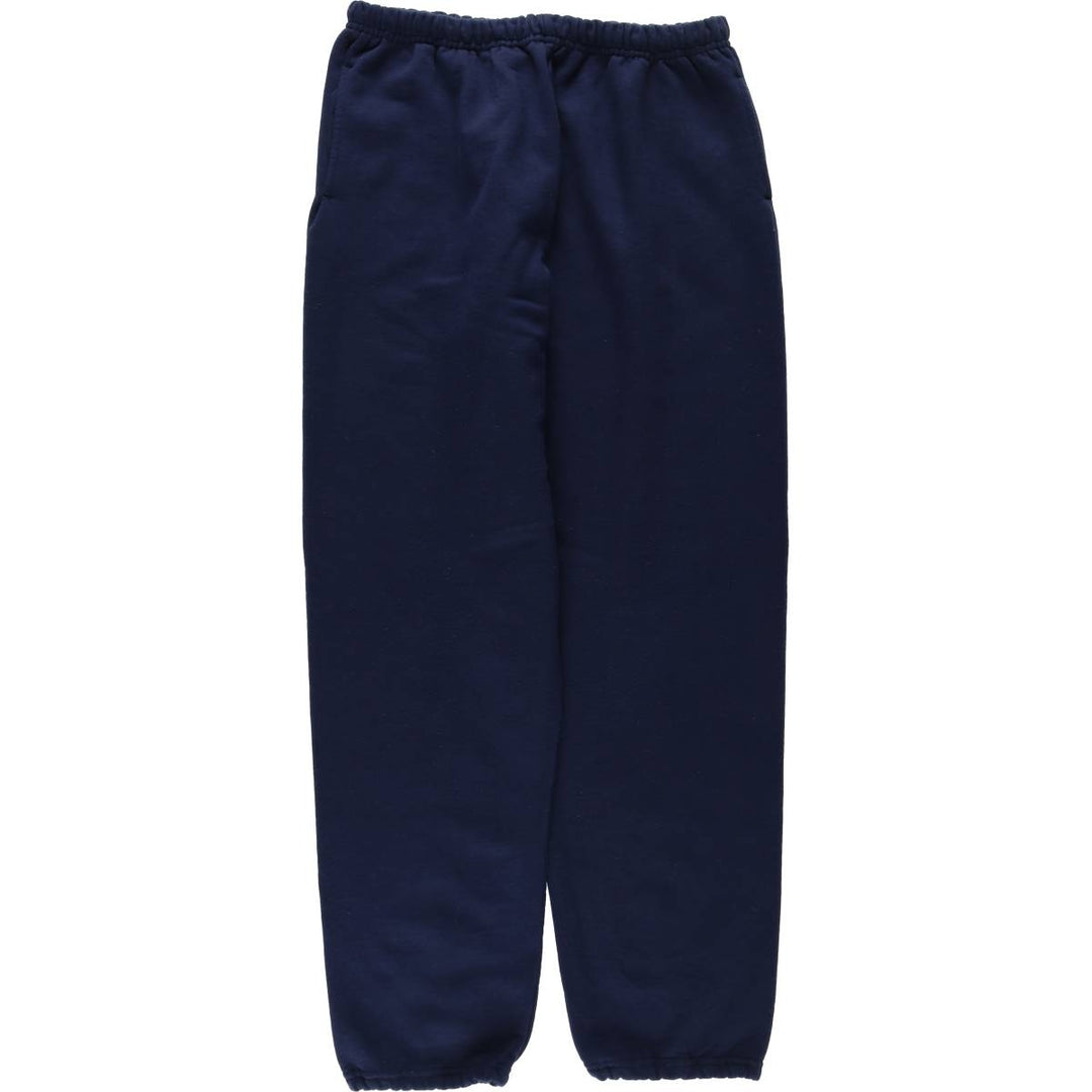 90'S Jerzees sweatpants, men's size XL equivalent, vintage. cotton navy blue type Vintage Second Hand