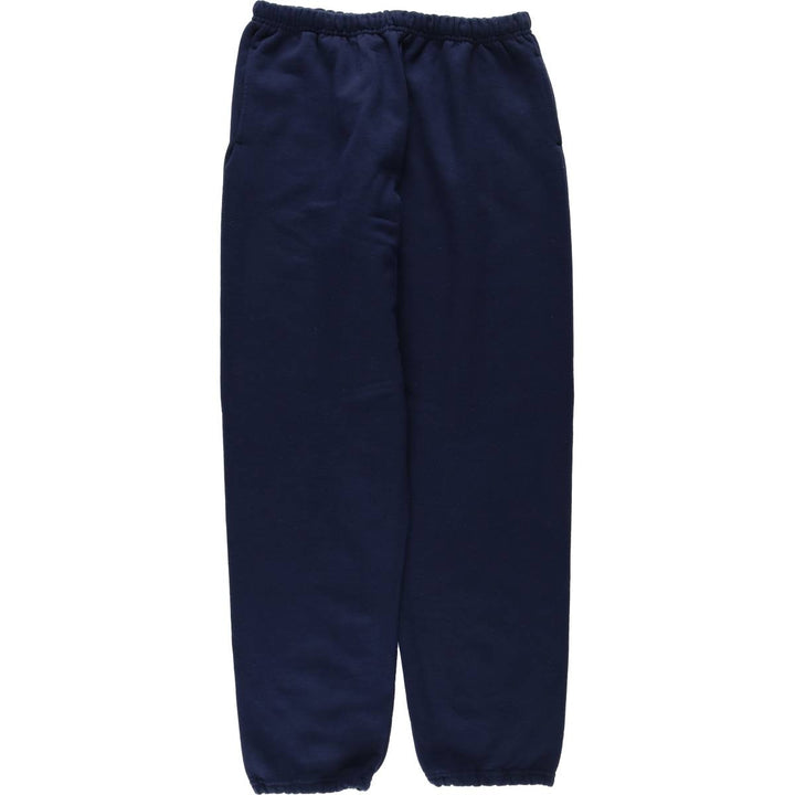 90'S Jerzees sweatpants, men's size XL equivalent, vintage. cotton navy blue type Vintage Second Hand