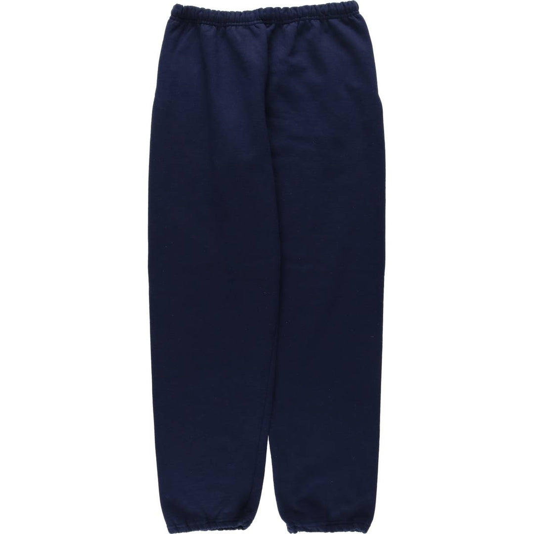 90'S Jerzees sweatpants, men's size XL equivalent, vintage. cotton navy blue type Vintage Second Hand