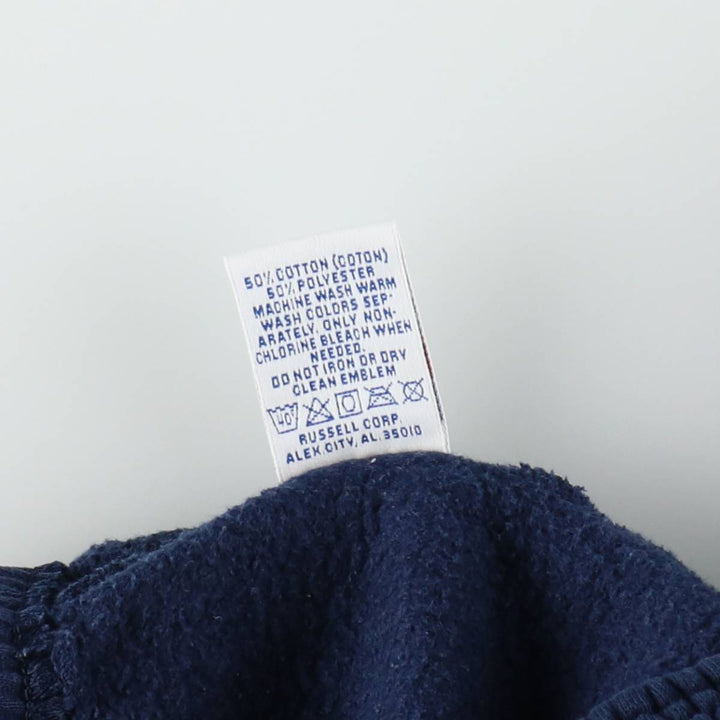 90'S Russell AHTLETIC Sweatpants, Made in USA, Men's XL equivalent, Vintage cotton navy blue type Vintage Second Hand