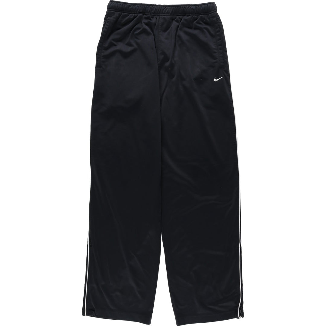 Nike Jersey Pants, Track Pants, Men's Size L polyester black type Vintage Second Hand