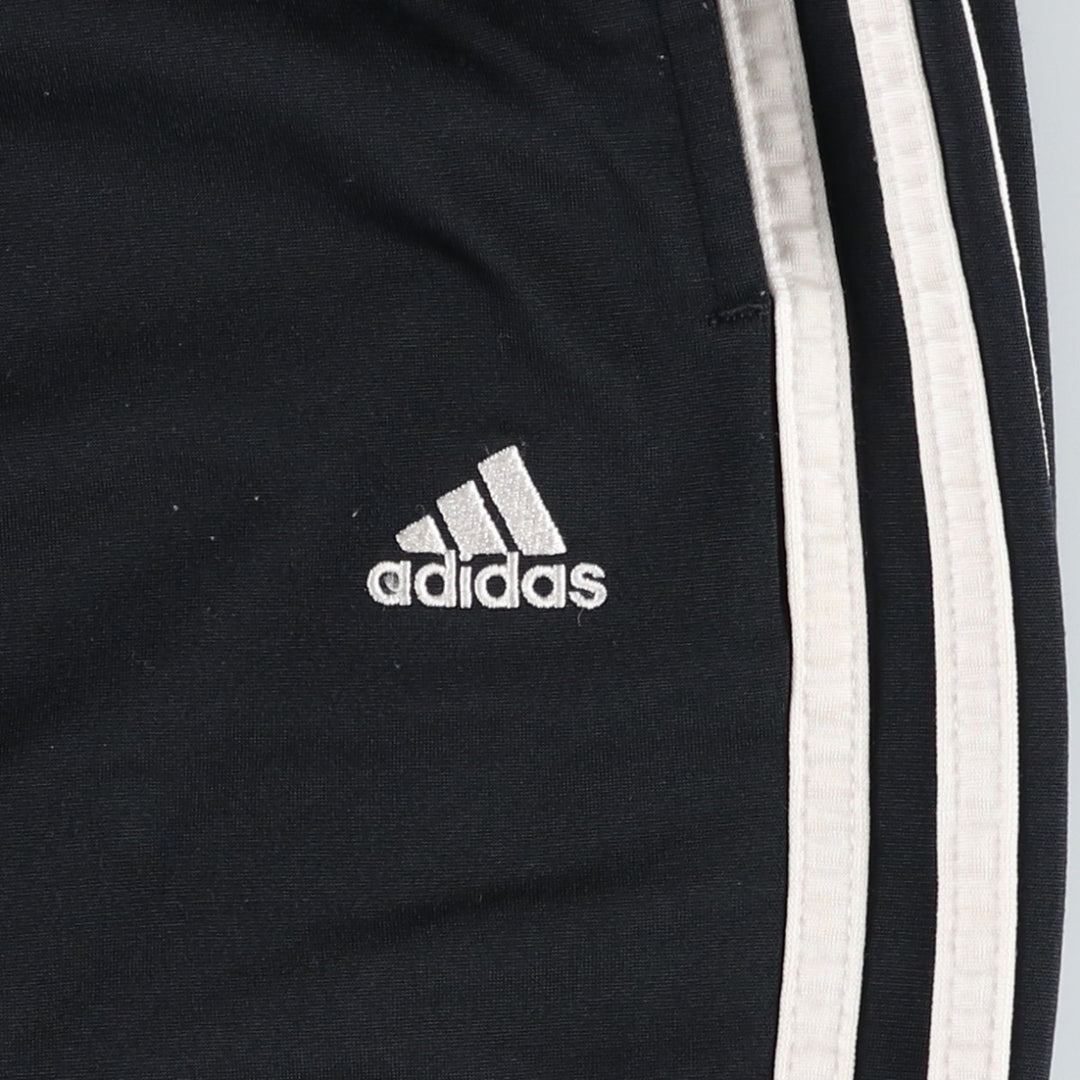 2000'S Adidas logo embroidered jersey pants/track pants, men's size M (approx.) polyester black type Vintage Second Hand