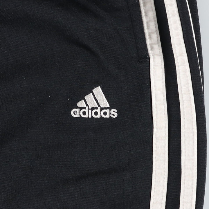 2000'S Adidas logo embroidered jersey pants/track pants, men's size M (approx.) polyester black type Vintage Second Hand
