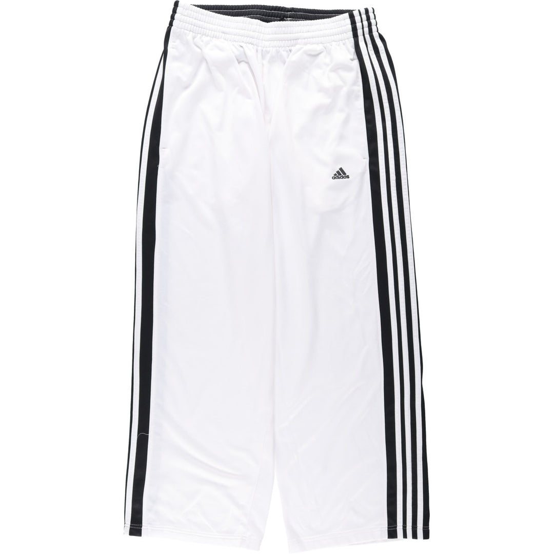 Adidas Track Pants, Men's XL polyester white type Vintage Second Hand