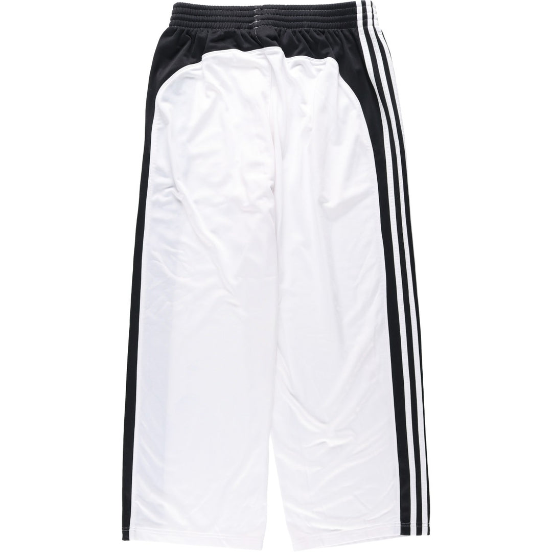 Adidas Track Pants, Men's XL polyester white type Vintage Second Hand