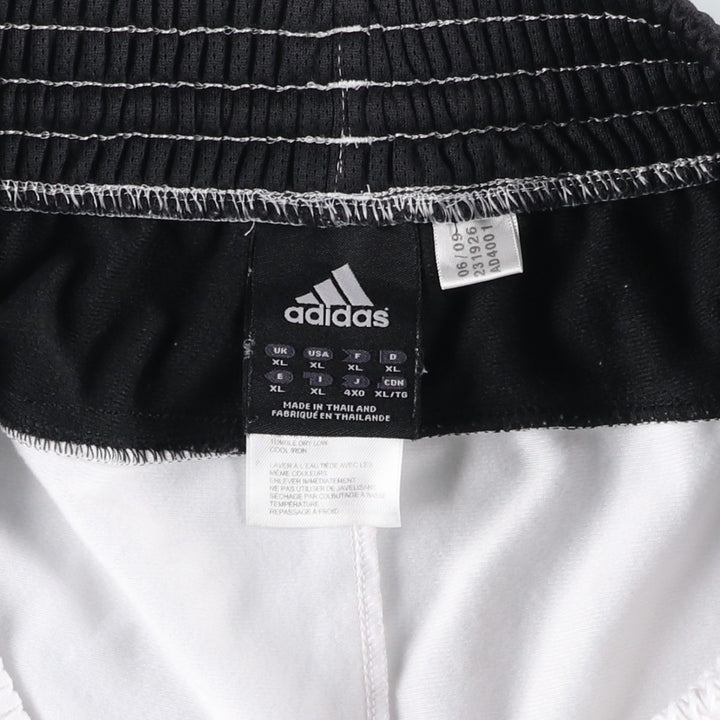 Adidas Track Pants, Men's XL polyester white type Vintage Second Hand