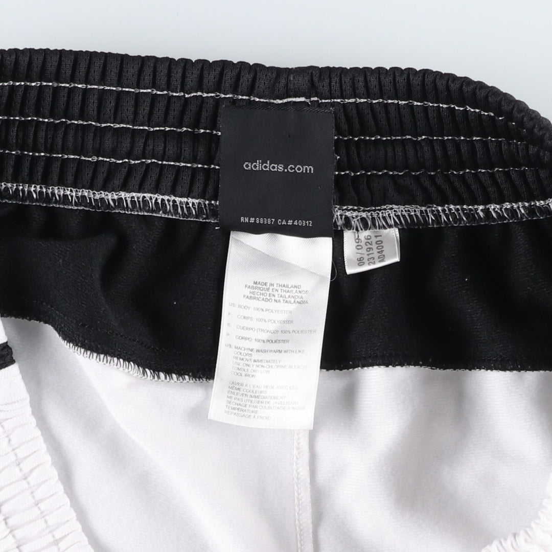 Adidas Track Pants, Men's XL polyester white type Vintage Second Hand