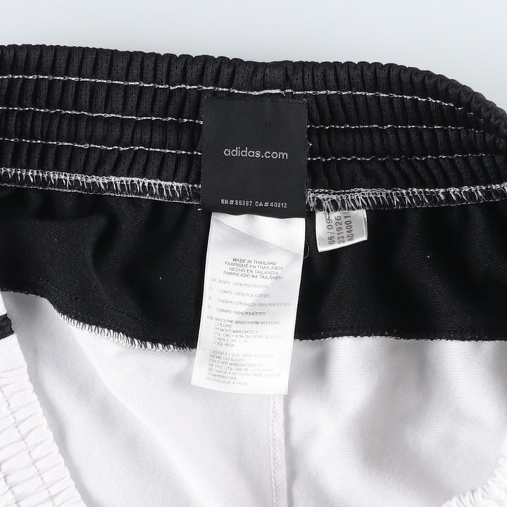 Adidas Track Pants, Men's XL polyester white type Vintage Second Hand