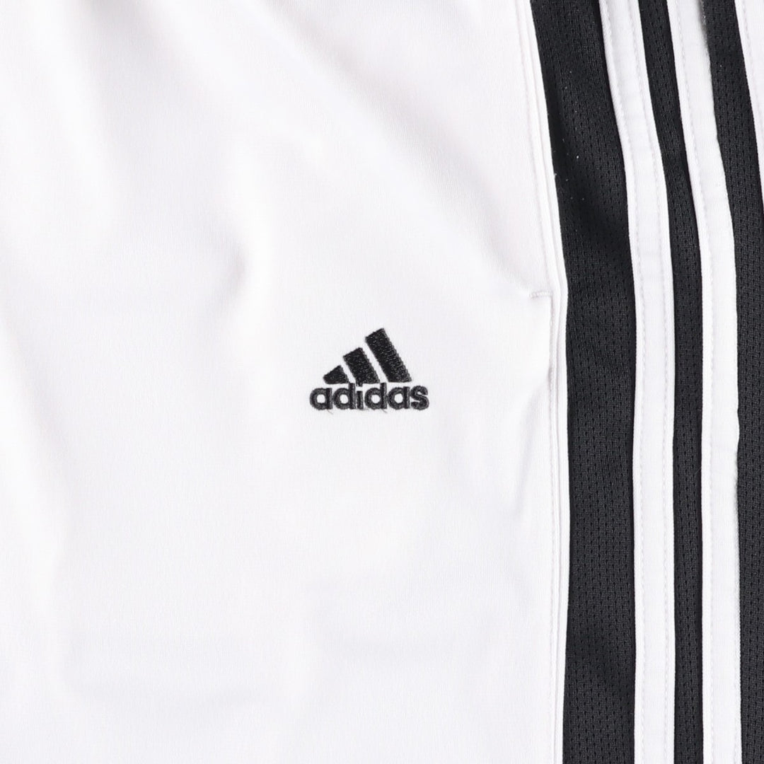 Adidas Track Pants, Men's XL polyester white type Vintage Second Hand