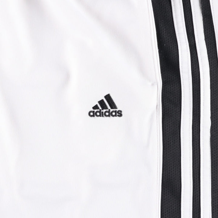 Adidas Track Pants, Men's XL polyester white type Vintage Second Hand