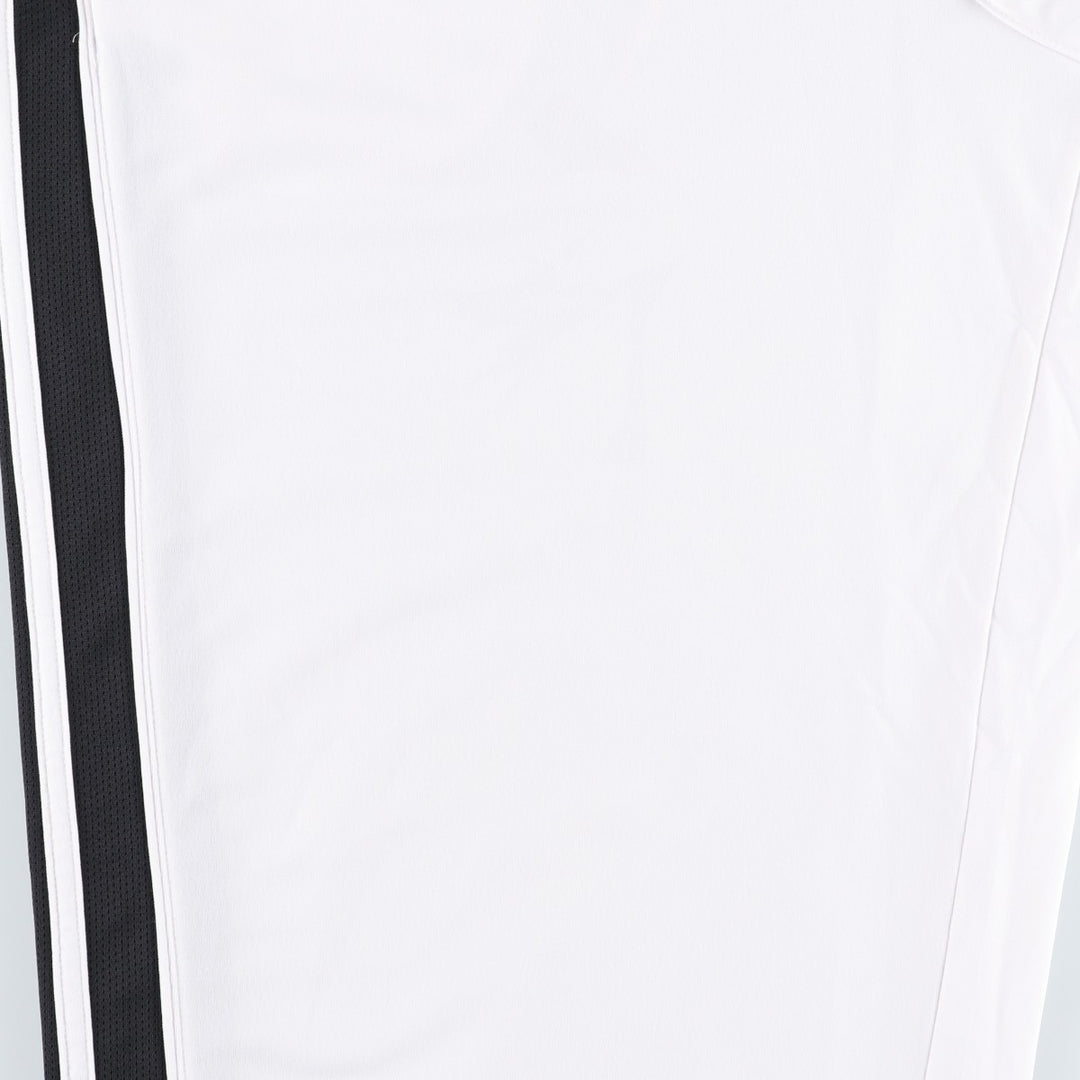 Adidas Track Pants, Men's XL polyester white type Vintage Second Hand