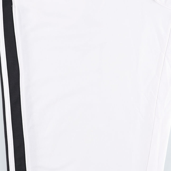Adidas Track Pants, Men's XL polyester white type Vintage Second Hand