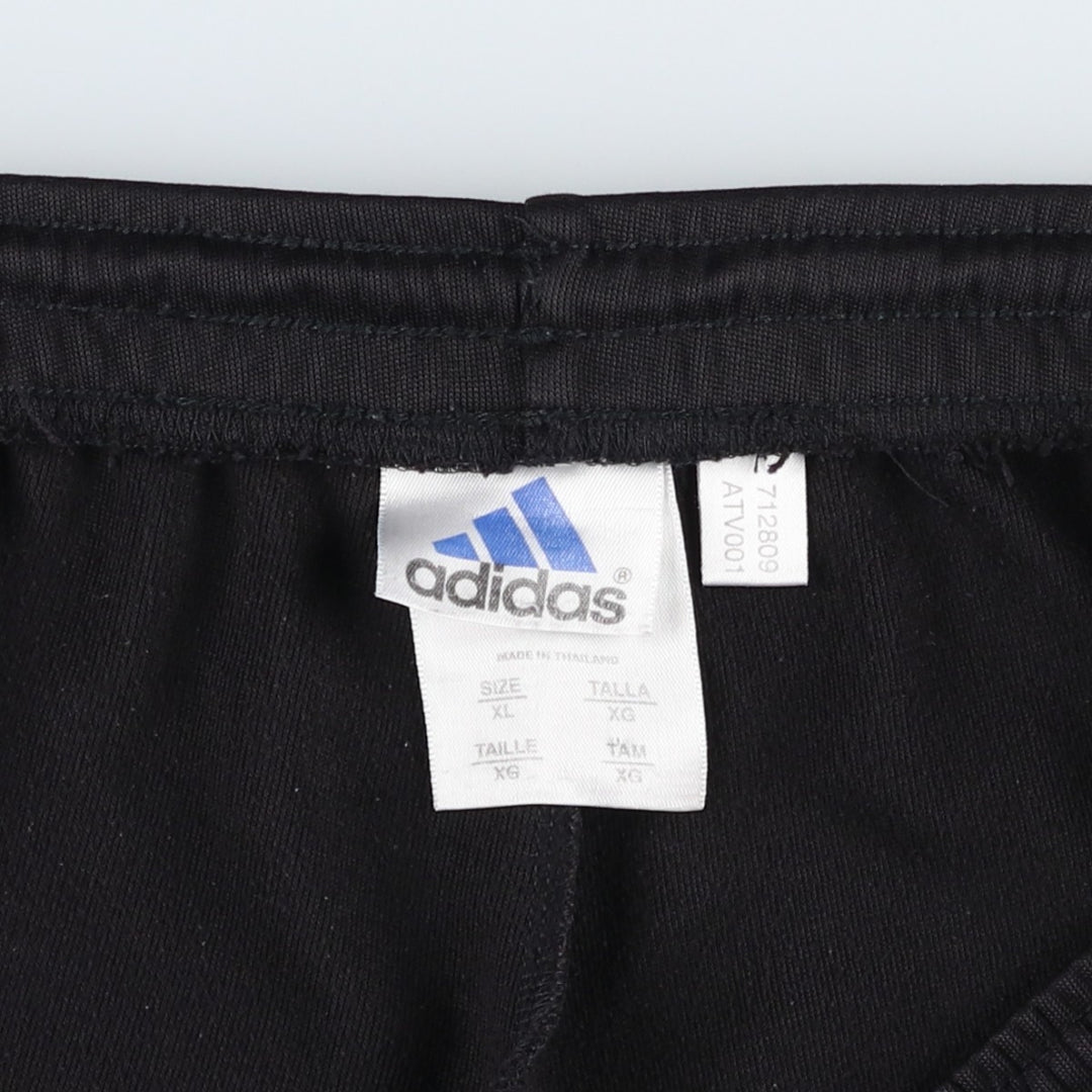 00'S adidas jersey pants track pants men's XL size polyester black type Vintage Second Hand