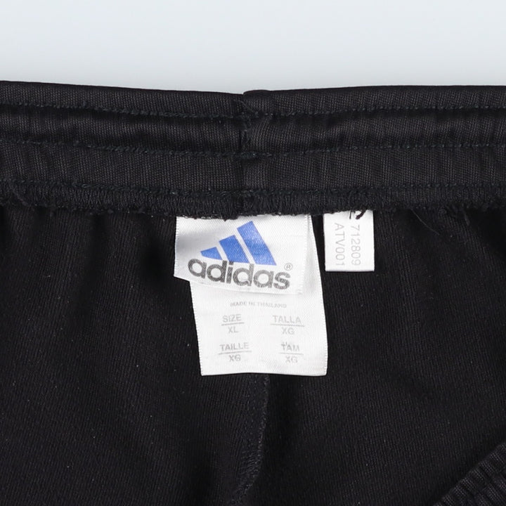 00'S adidas jersey pants track pants men's XL size polyester black type Vintage Second Hand