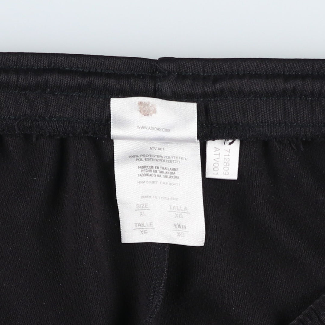 00'S adidas jersey pants track pants men's XL size polyester black type Vintage Second Hand