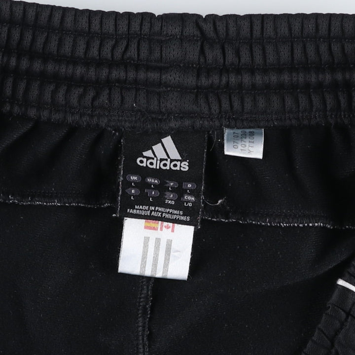 00'S adidas jersey pants track pants men's size L polyester black type Vintage Second Hand