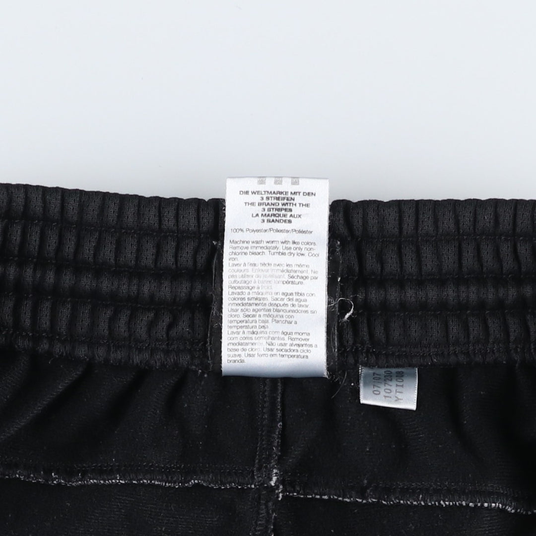 00'S adidas jersey pants track pants men's size L polyester black type Vintage Second Hand