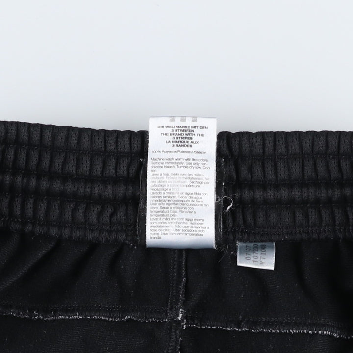 00'S adidas jersey pants track pants men's size L polyester black type Vintage Second Hand