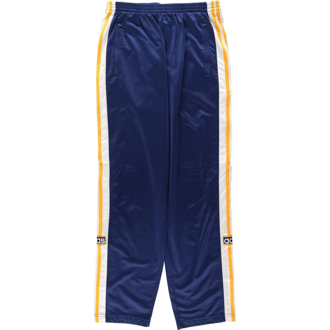Vintage 80s-90'S Adidas track pants, size L, men's polyester navy blue type Vintage Second Hand