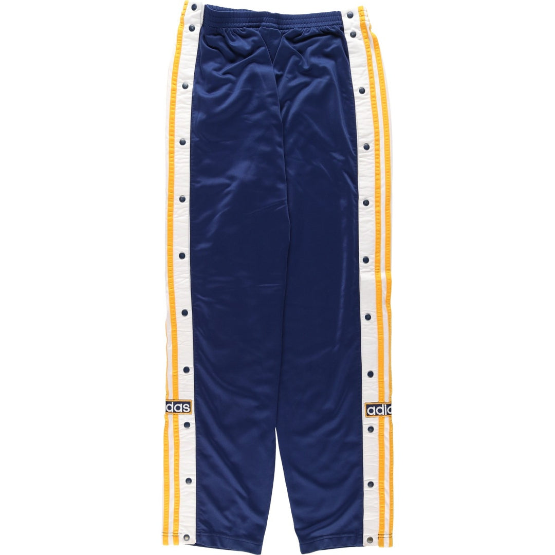 Vintage 80s-90'S Adidas track pants, size L, men's polyester navy blue type Vintage Second Hand