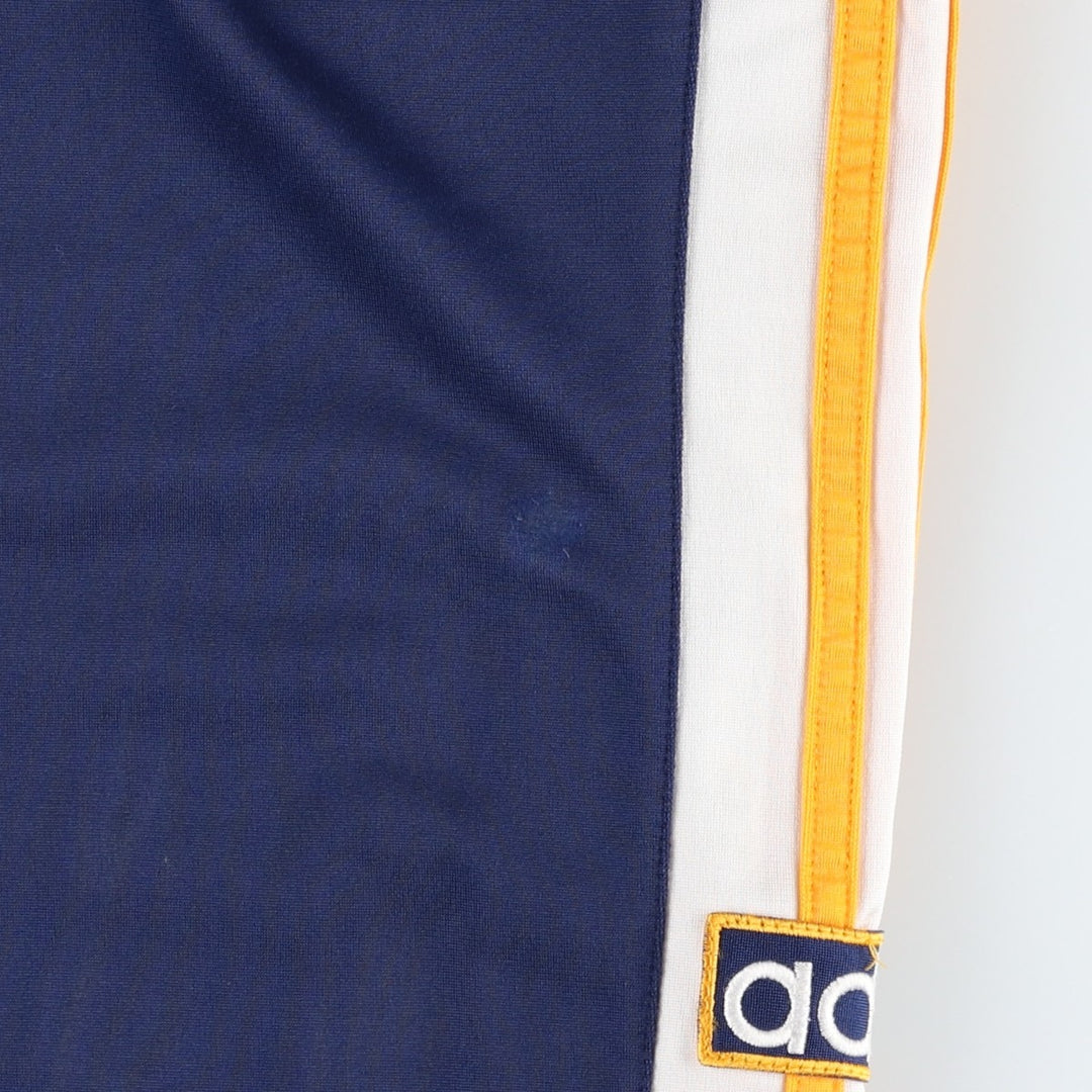 Vintage 80s-90'S Adidas track pants, size L, men's polyester navy blue type Vintage Second Hand