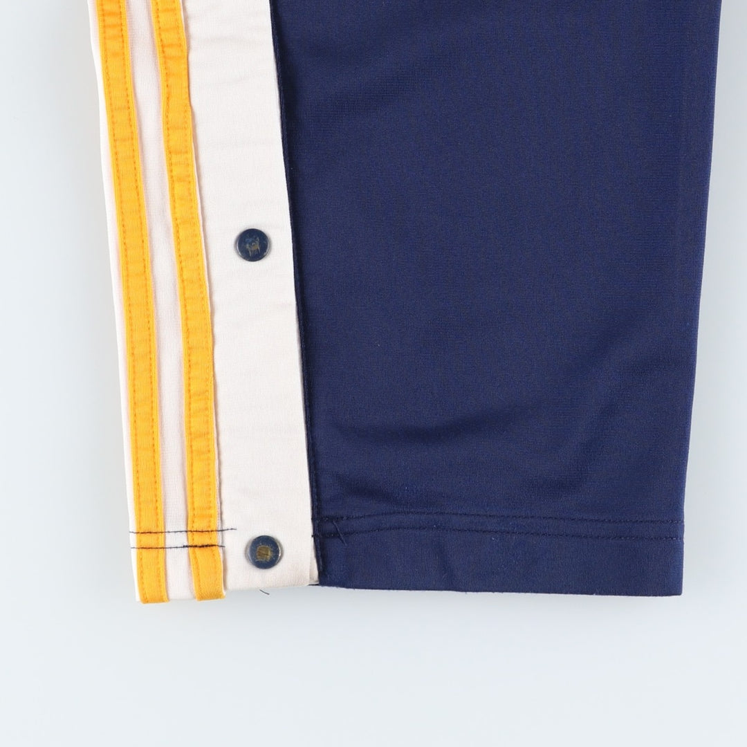 Vintage 80s-90'S Adidas track pants, size L, men's polyester navy blue type Vintage Second Hand