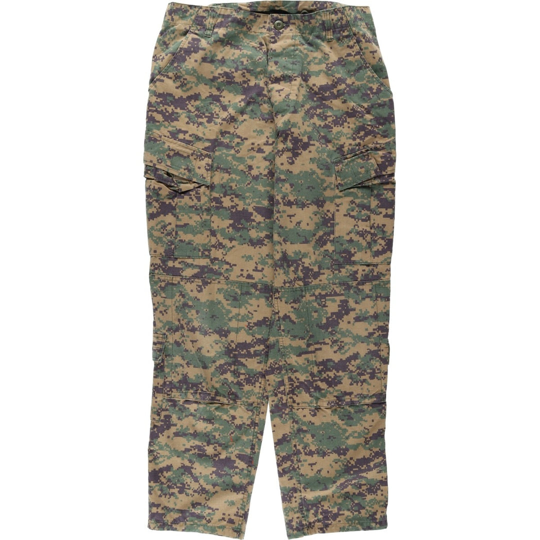 ROTHCO Camouflage Pattern Ripstop Military Cargo Pants Combat Pants (Men's Size M) cotton Khaki type Vintage Second Hand