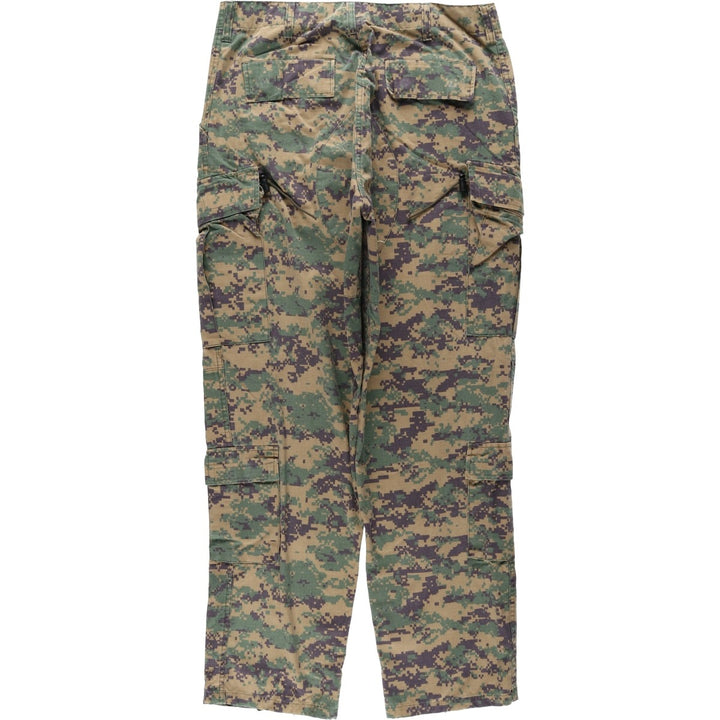 ROTHCO Camouflage Pattern Ripstop Military Cargo Pants Combat Pants (Men's Size M) cotton Khaki type Vintage Second Hand