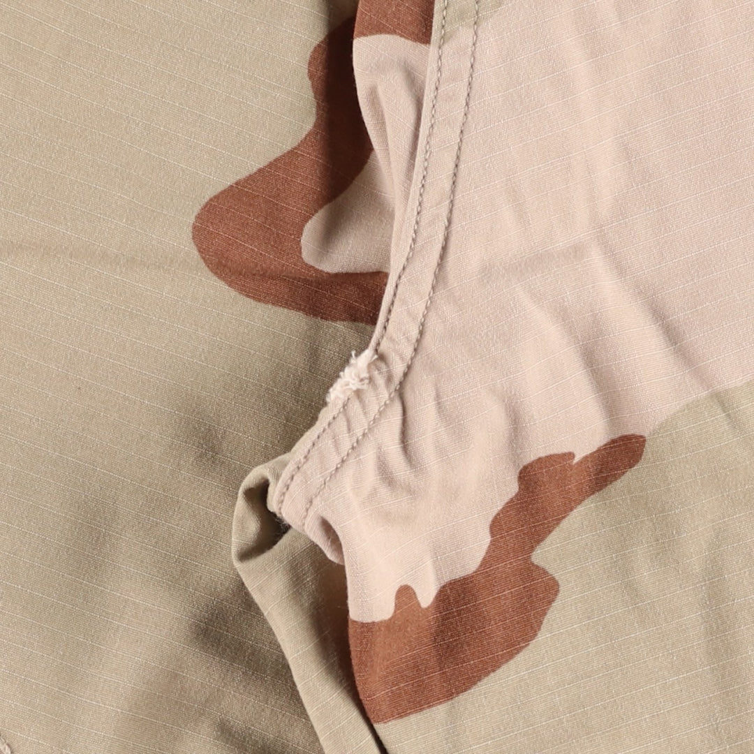 2000'S US Military Issue 3C Desert Camo Ripstop Military Cargo Pants Combat Pants Made in USA MEDIUM-REGULAR Nylon Beige type Vintage Second Hand