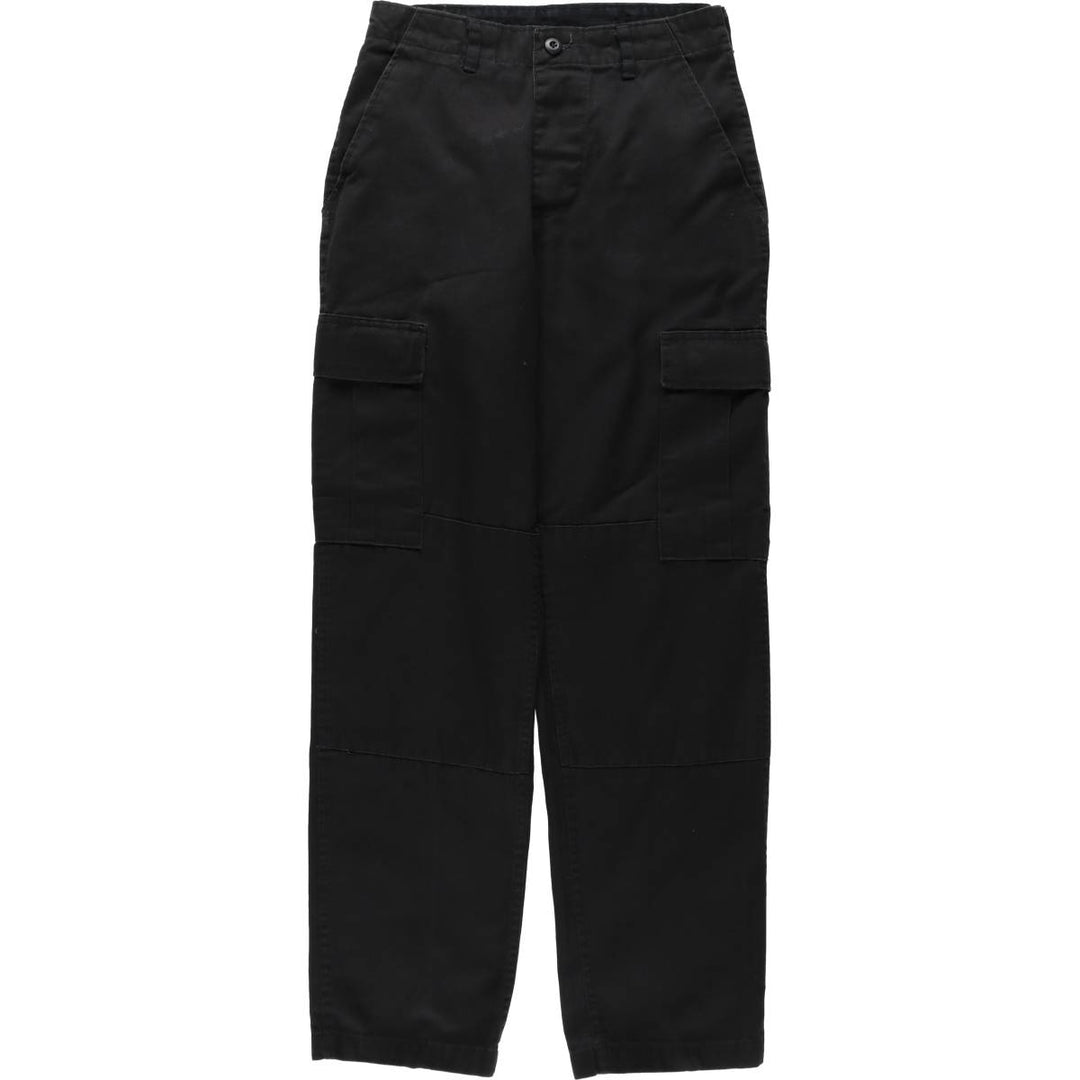 Civilian-made military cargo pants/combat pants, made in the USA, small-long size (equivalent to men's W30). cotton black type Vintage Second Hand
