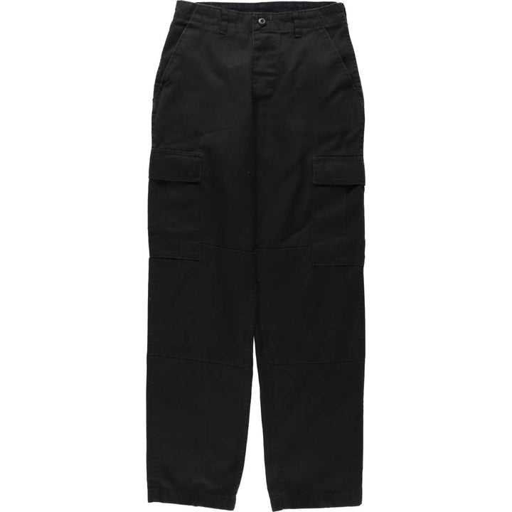Civilian-made military cargo pants/combat pants, made in the USA, small-long size (equivalent to men's W30). cotton black type Vintage Second Hand