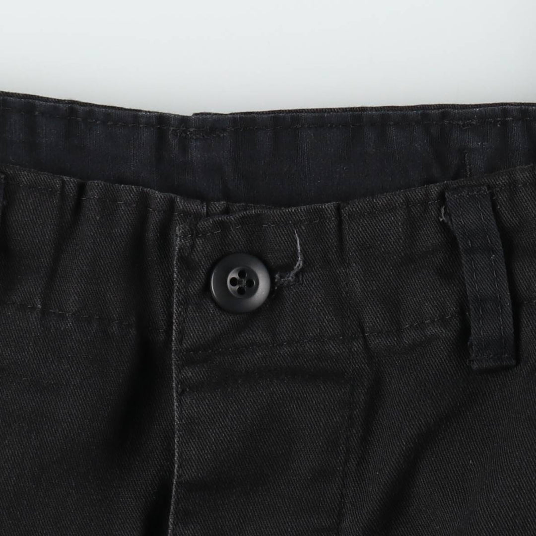 Civilian-made military cargo pants/combat pants, made in the USA, small-long size (equivalent to men's W30). cotton black type Vintage Second Hand