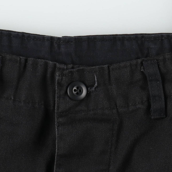 Civilian-made military cargo pants/combat pants, made in the USA, small-long size (equivalent to men's W30). cotton black type Vintage Second Hand
