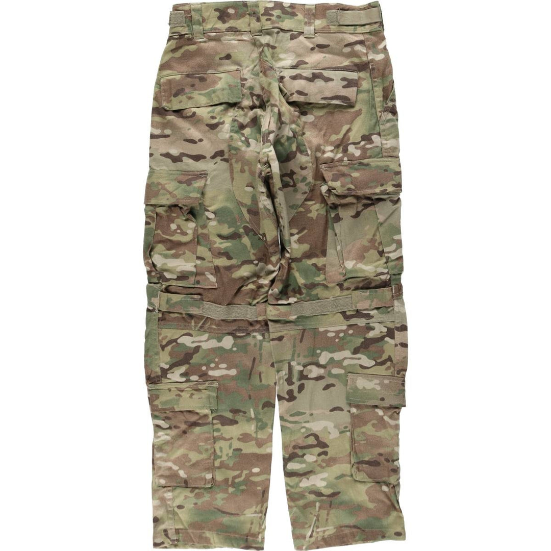 Genuine US military surplus Multicam camouflage pattern cargo pants/combat pants, made in USA, small-short (equivalent to men's size S). Nylon Khaki type Vintage Second Hand