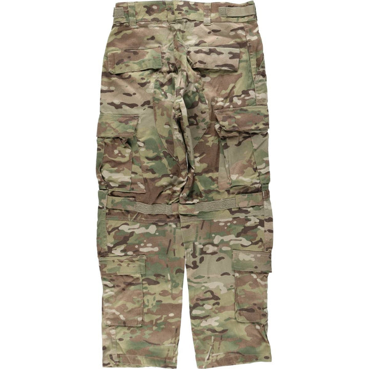 Genuine US military surplus Multicam camouflage pattern cargo pants/combat pants, made in USA, small-short (equivalent to men's size S). Nylon Khaki type Vintage Second Hand