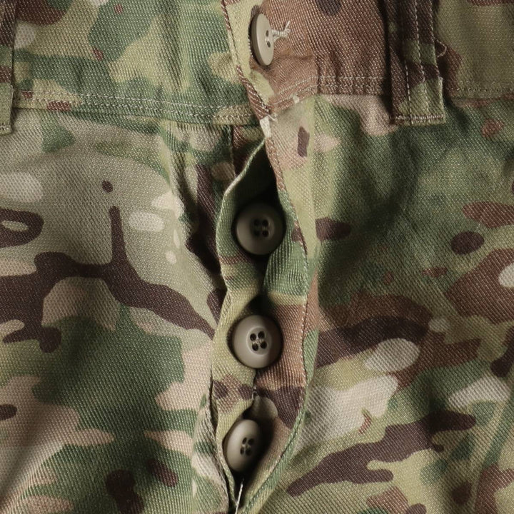 Genuine US military surplus Multicam camouflage pattern cargo pants/combat pants, made in USA, small-short (equivalent to men's size S). Nylon Khaki type Vintage Second Hand